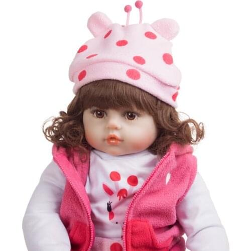 Hoomai 48cm Boneca Reborn Silicone Reborn Baby Dolls Com Corpo De Silicone Menina Baby Dolls Kids Birthday Christmas Gift