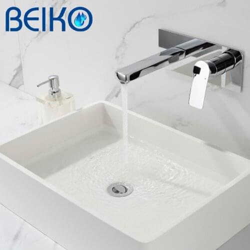 High Quality Brass In-wall concealed wash basin faucet basin bathroom bathroom Bathtub faucet Hot Cold Mixer faucet