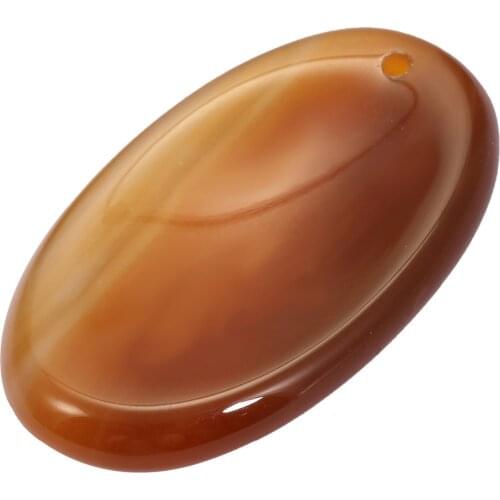 SUNYIK 1Lot (5pcs) Oval Onyx Thumb Stone Worry Stone, Top Drilled Palm Stone Pendant, Healing Chakra Reiki