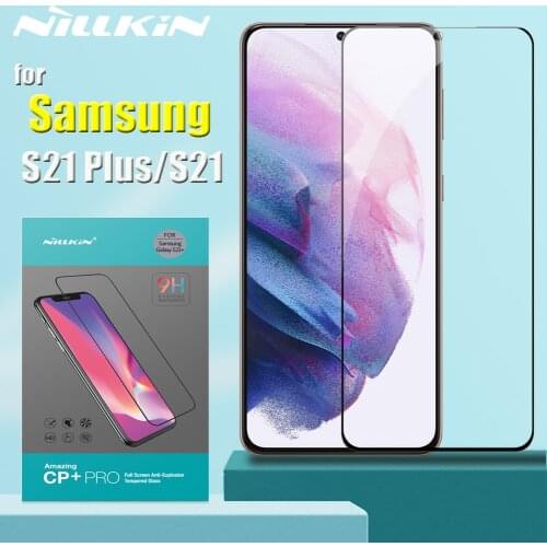 For Samsung Galaxy S21 Plus Glass Screen Protector Nillkin 2.5D Full Coverage Safety Tempered Glass for Samsung S21 S21
