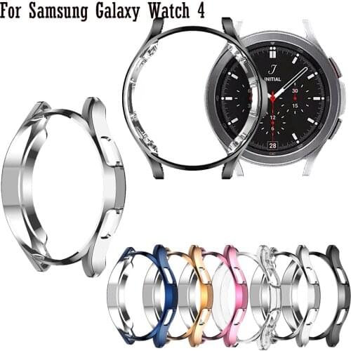 Case Protector For Samsung Galaxy watch 4 40MM 44mm / 4 Classic 46MM 42mm Protective Case Cover Shell Accessories Frame TPU