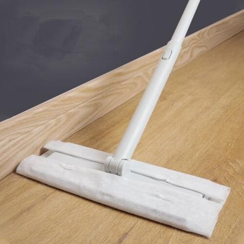 30Pcs/Pack Disposable Electrostatic Dust Removal Mop Paper Home Kitchen Bathroom Cleaning Cloth Replacement Mop Head Cloth