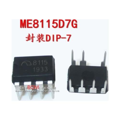 10pcs/lot ME8115D7G ME8115 8115 DIP7 IC In Stock