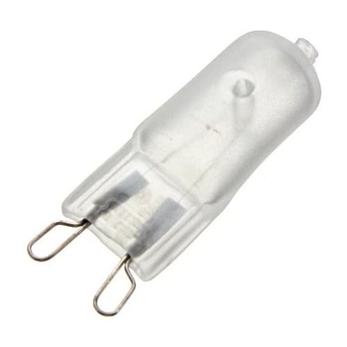 5PCS/LOT Super Bright G9 Halogen Light Bulb 25w/40w/60w Halogen G9 220V 2800K Warm White Indoor Clear Halogen G9 Lamp