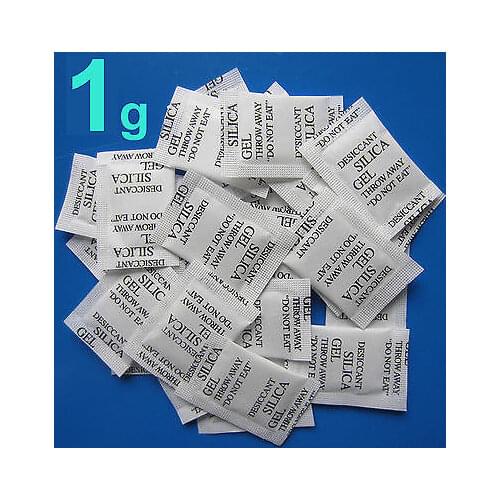 500 Packs Dry pack 1 Gram 1g Silica Gel Packets Desiccants Drypack
