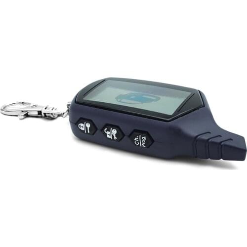 Keychain B9 LCD Remote Controller For Two Way Car Alarm Starline B9 Twage Keychain alarm auto Engine Start Key chain