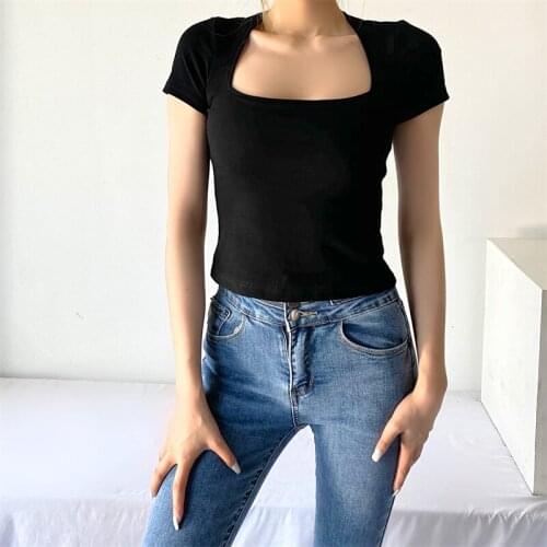 Женские хлопковые футболки Jeschey China At AliExpress