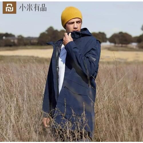 Heater Down Jacket Men Electric Heated Long Jacket Cotton Coat 3in 1 Windproof Clothes Winter Warmer Outdoor From Xiaomi Youpin