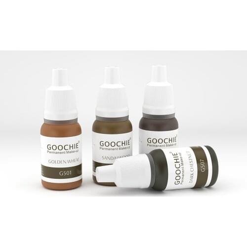 Goochie Newest Pure Organic Microblading Eyebrown Pigment Permanent Makeup Tattoo Ink