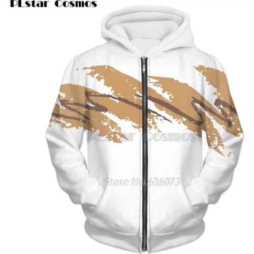 PLstar Cosmos Drop shipping 2018 autumn New Fashion Mens Womens 3d hoodies 90s Jazz Solo Paper Cup Print 3d Zipper Hoodie