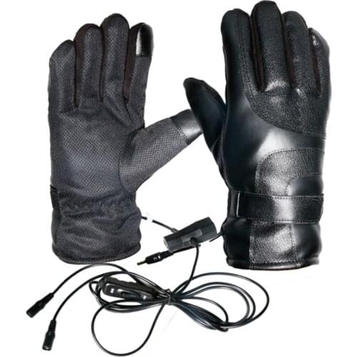 Rechargeable Electric Heated Gloves Winter Riding Hand Warmer Glove Motorcycle Thermal Heated Gloves for Climbing Hiking Cycling