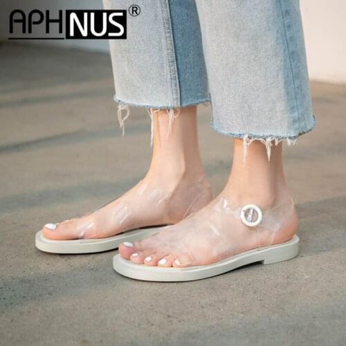 Flat sandals sandals shoes transparent