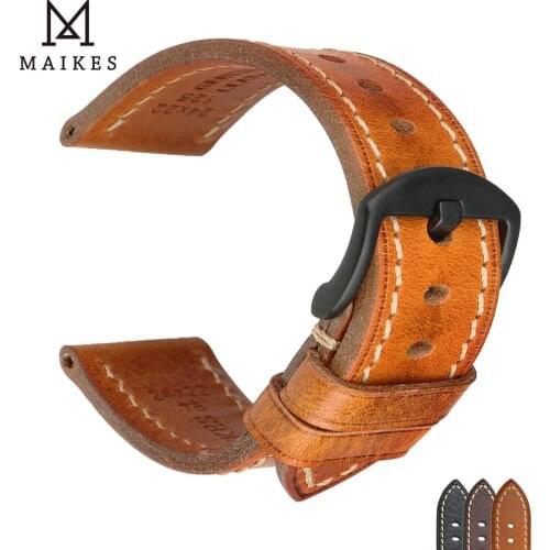 High Quality Watch Band Genuine Leather Straps 18mm 20mm 22mm 24mm Watch Accessories for Amazfit Galaxy Watch Gear S3 Watchbands