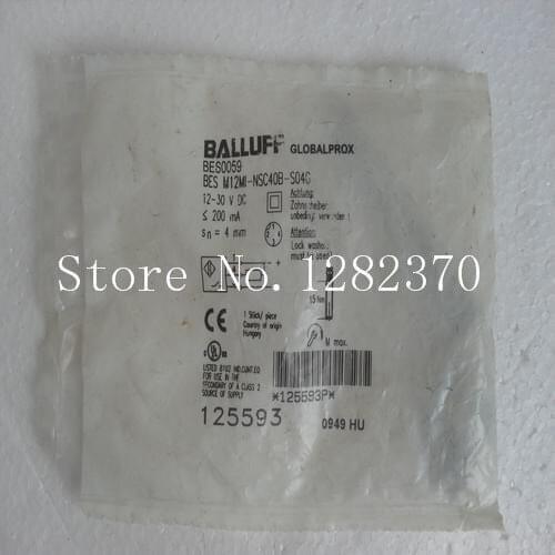 [SA] New original special sales Proximity Switch BALLUFF BES M12MI-NSC40B-S04G spot