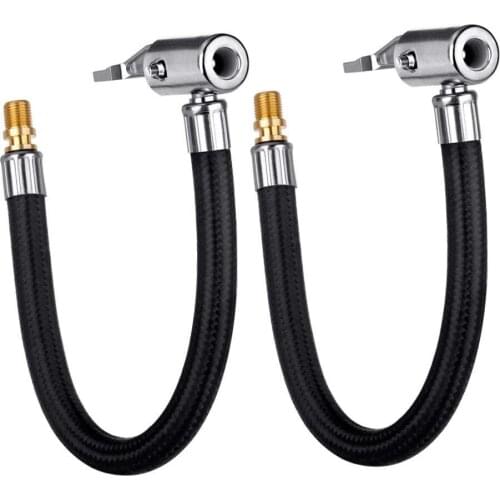 Bike Motorcycle Car Tire Air Inflator Hose Inflatable Pump Extension Tube Adapter Twist Tyre Air Connection Locking Air Chuck