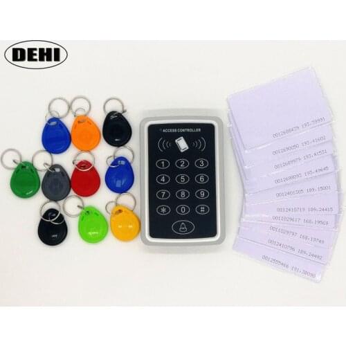 125KHz RFID Access Control System + 100pcs RFID Tags ( or Cards ) Security Proximity Entry Door Lock Strong Anti-jamming