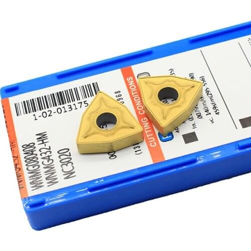 10pcs WNMG080408 HM NC3020 Lathe Cutting Tools CNC Blade Alloy Carbide High Quality Tool WNMG 080404 080408 Turning Inserts