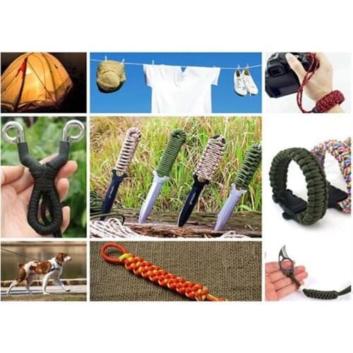 Outdoor Climbing Rope Equipment Rescue Rope Umbrella Rope 9 Core Lifesaving Missed Outdoor Climbing High Quality Accessory Tools