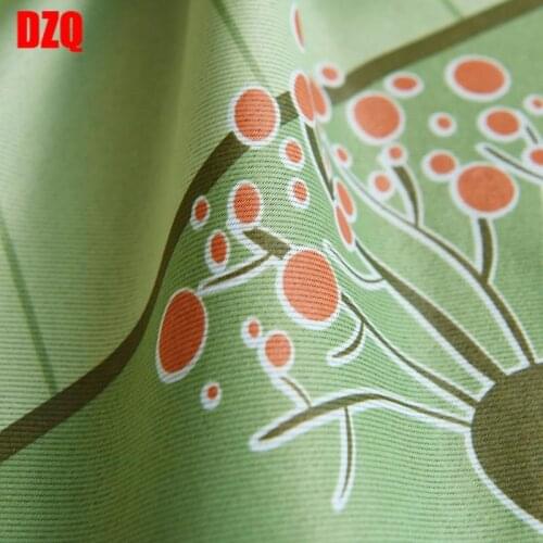 Cartoon Rabbit Room Darkening Green Curtains for Living Dining Room Bedroom Pink Cortinas Cute Window Drapes for Baby Room