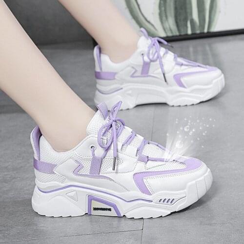 Women Casual Shoes Spring Female Shoes Solid Mesh Sneakers Plus Size Flats Fashion Ladies Sport Shoes Vulcanized Shoes