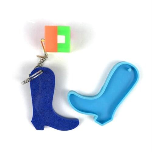 2021 New Transparent Silicone Mould Resin Decorative Craft DIY High heels keychain pendant Mold epoxy resin molds for jewelry