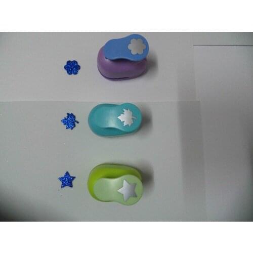 3pcs(2.5cm) flower,maple,star shape craft punch set Punch Craft Scrapbooking school Paper Puncher eva hole punch free shipping