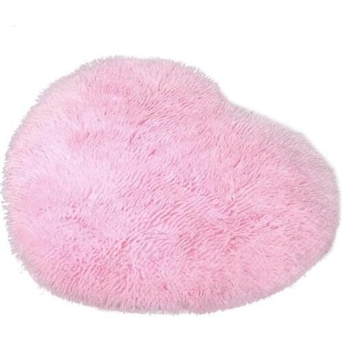 30X40cm Anti-Skid Fluffy Shaggy Area Rug Home Bedroom Bathroom Floor Door Mat