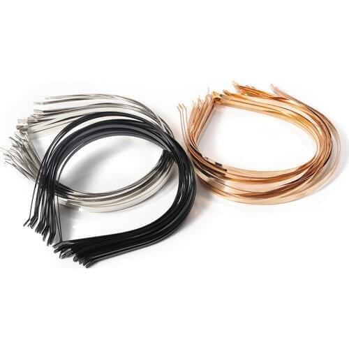 5pcs Wholesale 3mm 5mm 6mm 7mm DIY Stainless Steel Hairbands Hair headbands DIY Accessory Hair Hoops for Jewelry Girls Headwear