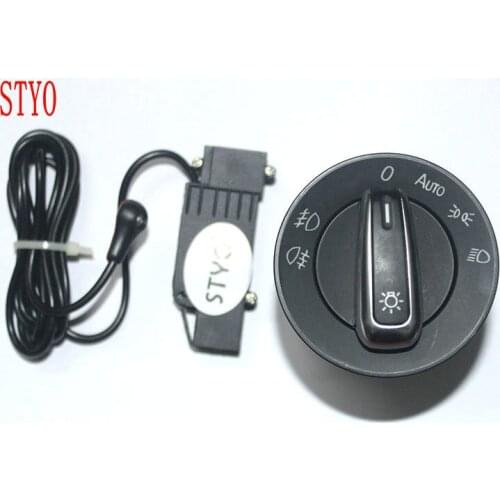 STYO Auto Light Sensor With Headlight Switch For Golf MK5 MK6 Jetta MK5 Tiguan Passat B6 Touran