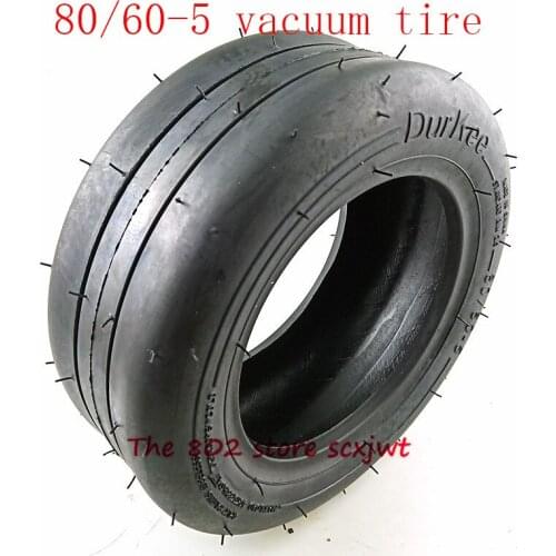 Free Shipping good quality 80/60-5 Tubeless Vacuum Tire for Electric Scooter Karting Go-kart Front Wheel Vacuum Tire