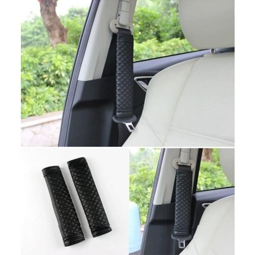 Safety Strap Car Seat Belts Protect Shoulder Pad Car Safe Fit Seat Belt Adjuster Device Auto Safety Belt Cover
