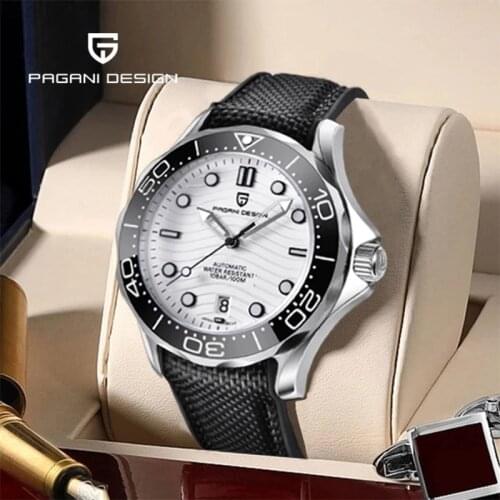 NEW PAGANI DESIGN Original Mens Watches Fashion Automatic watch men mechanical wristwatch NH35 200M Diver Clock Sapphire Glass