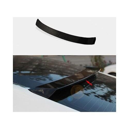 Black Fit For Honda Civic 16-2017 Rear Truck Door Spoiler Wing Matte Cover Trim