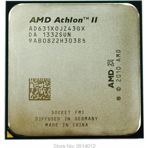 AMD Athlon II X4 631 2.6 GHz Quad-Core CPU Processor AD631XWNZ43GX Socket FM1