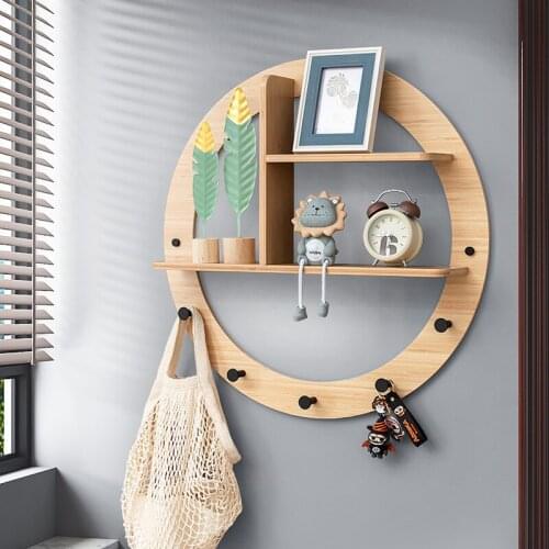 Wooden floating shelves for wall shelf organizer bathroom organizer Bedroom, living room Small objects receive wall shelves