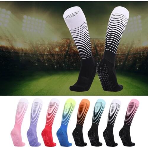 Long Tube Over the Knee Football Socks Thick Non-slip Breathable Stockings Comfortable Wear-resistant Sports Socks