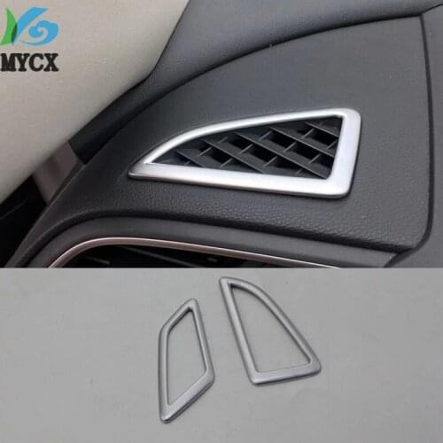 For Honda Civic Sedan 2016 2017 2018 Central Control Air Condition Vent Outlet Cover Trims Frame Decoration Interior Accesso