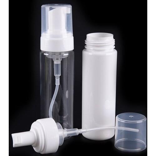 200ml Travel Portable Dispenser Soap Bubble Foam Foaming Pump Bottle Suds Plastic