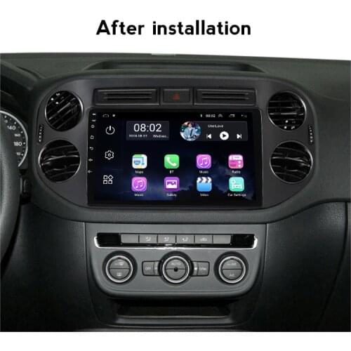 2.5D head unit For VW Tiguan 2010 2011 2012 2013 2014 2015 2016 swc car radio multimedia video player Android 11 bluetooth wifi