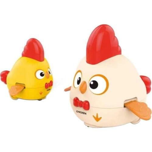 Interactive Chicken Toys For Toddlers Sleeping Artifact Cartoon Light Music Chick Electronic Crawl For Children