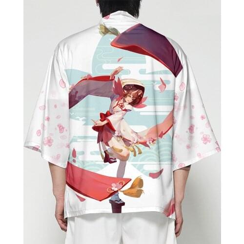 Akatsuki Sasuke Kakashi Kimono Harajuku Funny Kimono Women Men 3D Printing Japanese Summer Autumn Kimono Cosplay