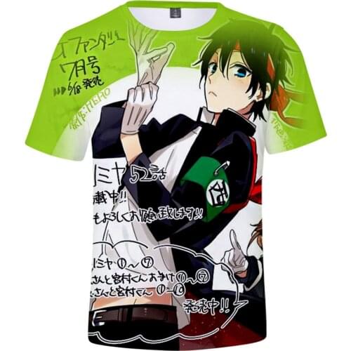 2021 Horimiya 3D Summer Preppy Style Men/Women Street Clothes T-shirt Retro Youthful passion Innovation Miyamura Izumi Tees