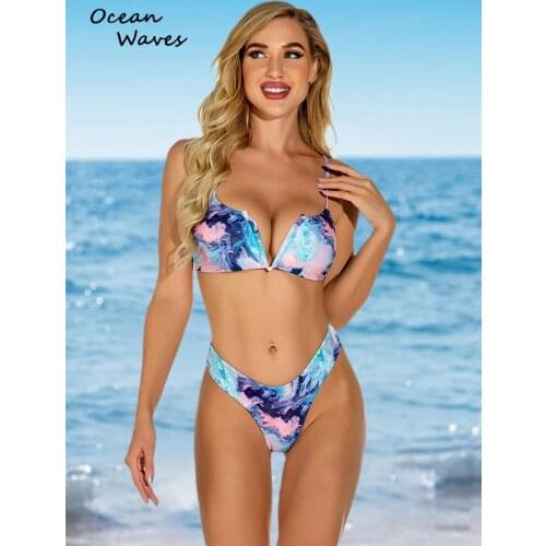 2021 New Bikini Sexy Bikini Set Bathers Push up Swimwear Women Biquini Brazilian Swimsuit Female Bathing Suit Beachwear Tankini