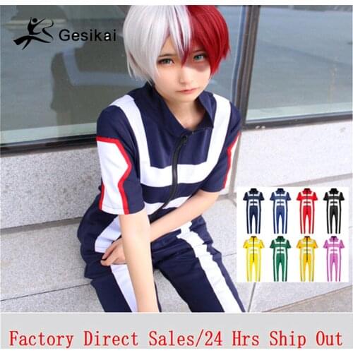 New Boku no Hero Academia My Hero Academia Cosplay Costume OCHACO URARAKA Midoriya Izuku Bakugou Midoriya Iida School Sportswear