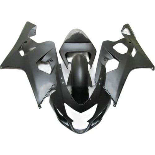 Platic Fairings for SUZUKI GSXR 600 750 2004 2005, Matte Black fairing kit GSXR600 GSXR750 04 05 PL239