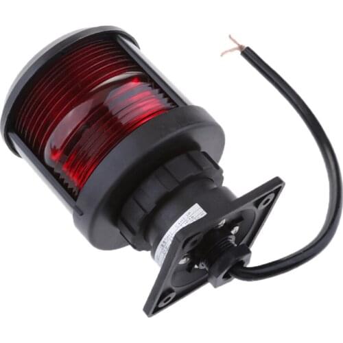 Marine Boat Yacht Masthead / Stern / Anchor LED Navigation Light Red One Port Lamp Left Side