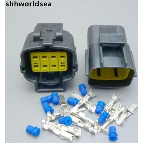 Shhworldsea 8 Pin 1.8mm Sealed Waterproof Wiring Connector Auto Plug For Engine Oxygen Sensor 174984-2 174982-2
