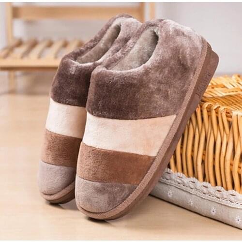 Women Fur Slippers Ladies Slip On Winter Plush Warm Shoes Women Indoor Comfort Platform Female Slipper 2020 Comfortable
