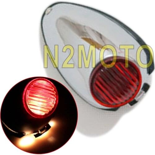 Motorcycle 12V Rear Light Fender Mount Side Indicator Light for Retro Ural K750 KS750 BW40 Zundapp BMW R12 R75 R51 R61 Sidecar