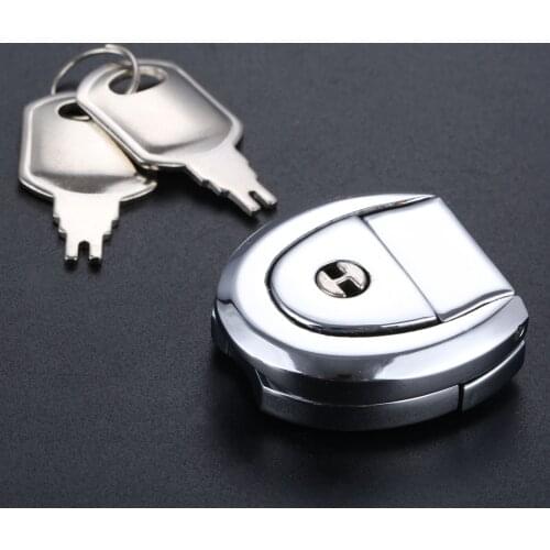 1Pc 36*37mm Security Suitcase Luggage Lock Cabinet Wooden Boxes Toggle Hasp Latch With Keys For Toolbox Case Accessories
